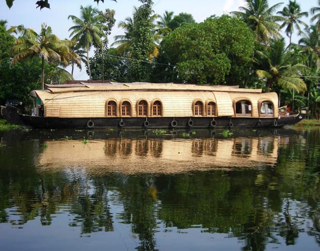 Overnight Houseboat  In Goa at Chapora River Image