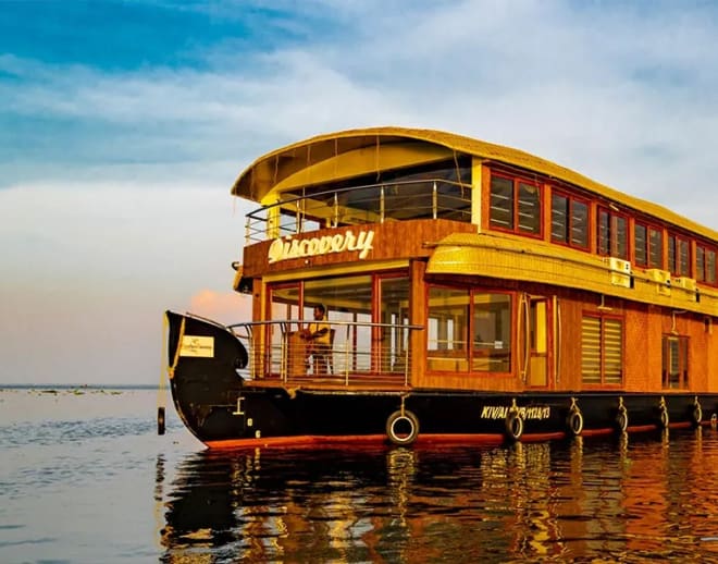 Overnight Houseboat  In Goa at Chapora River Image