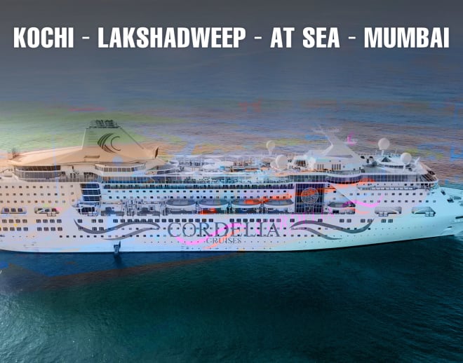 Cordelia Cruise From Kochi to Lakshadweep to Mumbai For 3 Nights Image