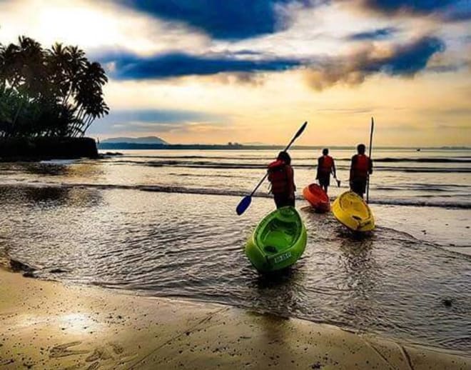 Kayaking in Goa at Chapora River Image