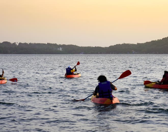 Kayaking in Goa at Chapora River Image