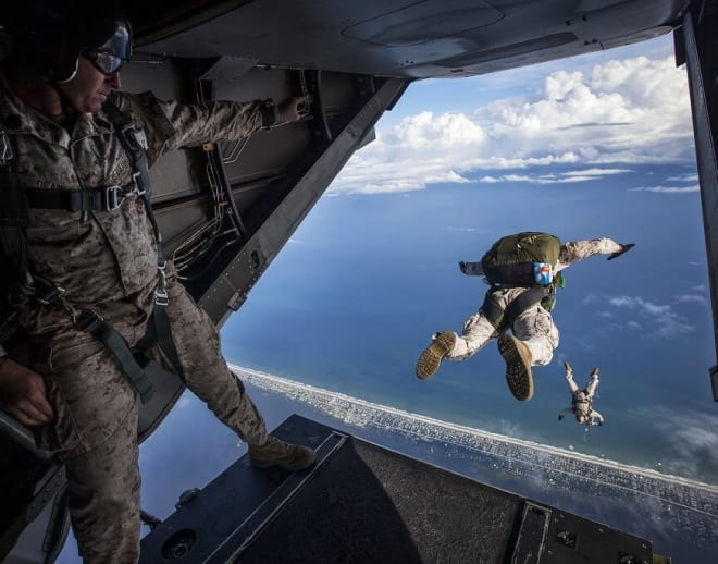 Skydiving In Goa India Image