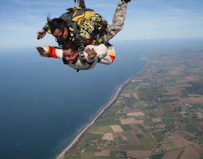 Skydiving In Goa India Image