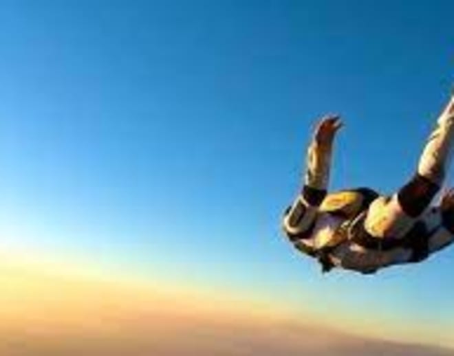 Skydiving In Goa India Image