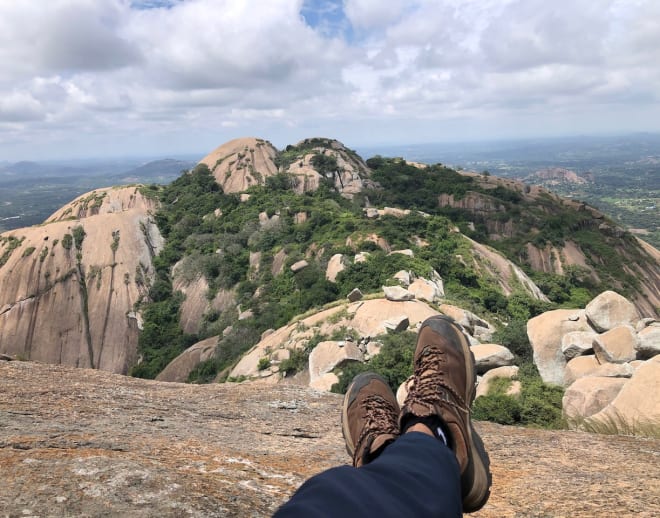 Savandurga Trek From Bangalore Image