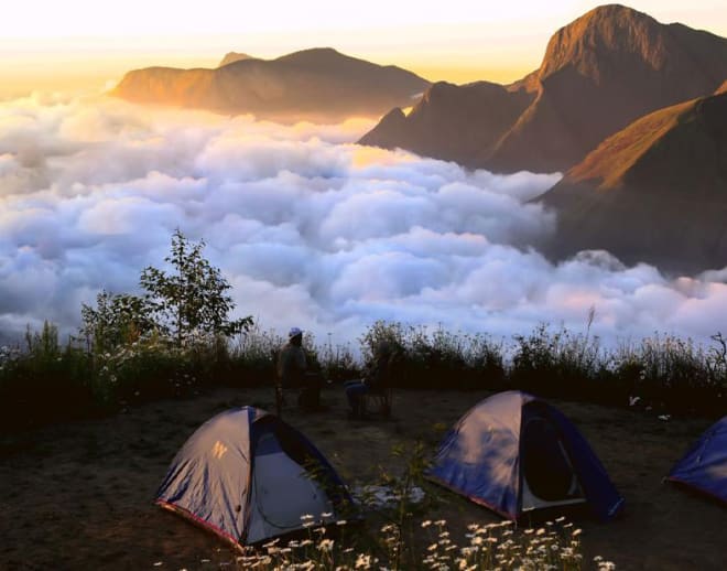 camping at Munnar Image