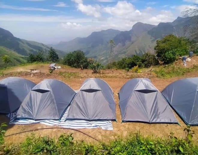 camping at Munnar Image