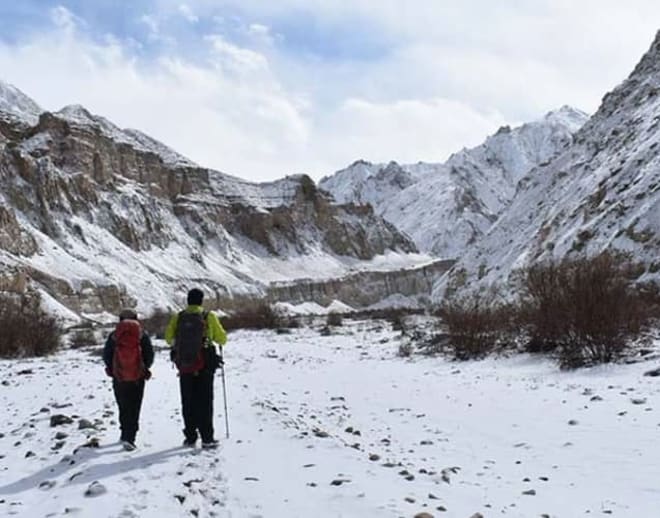 Snow Leopard Trek Ladakh Image