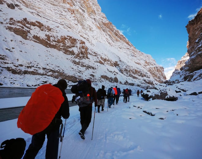 Snow Leopard Trek Ladakh Image