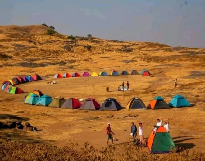 Handragad kokankada taramati trek camping Image