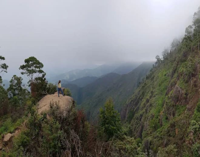 Trekking To Dolphin’S Nose, Kodaikanal Image