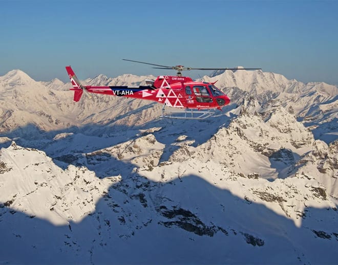 Helicopter ride in manali Image