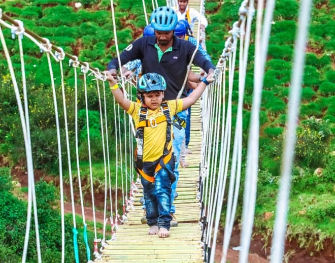 Sky bridge in Ooty Image