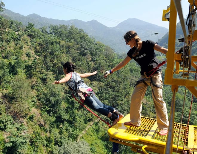 Cliff Jumping in Rishikesh with Camping and Rafting Image