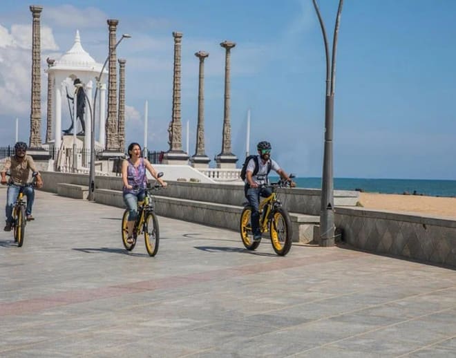 Ebike Tour of Picturesque Pondicherry Image