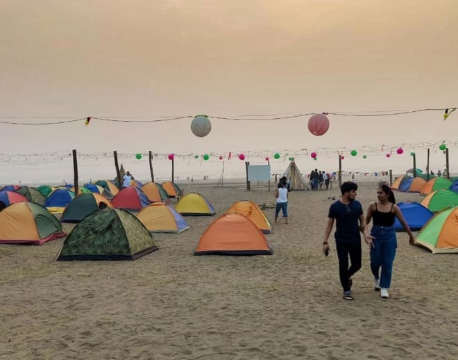 Alibaug Beach Side Camping Image