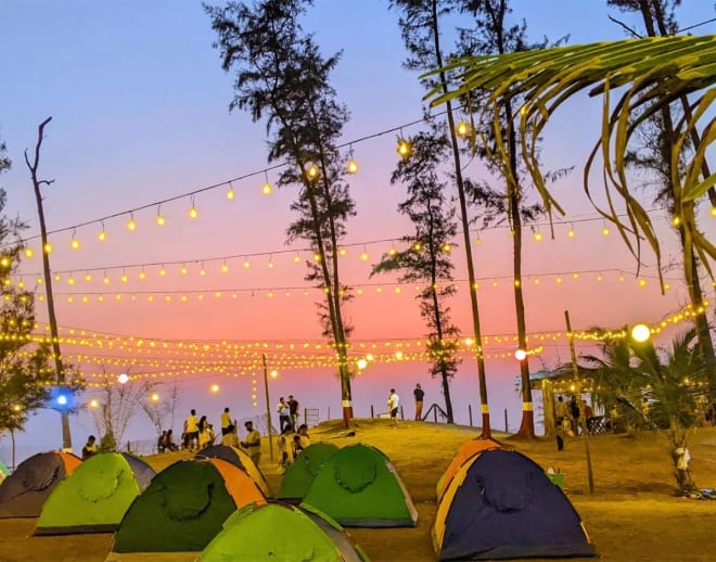 Alibaug Beach Side Camping Image