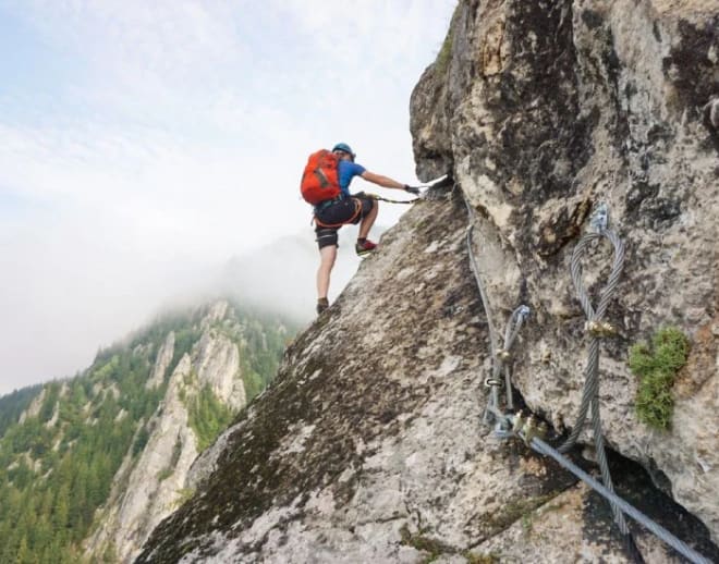 Rock climbing and Rappelling in Bir Image