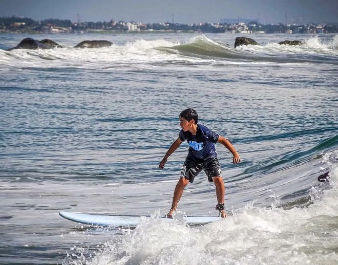 Surfing In Pondicherry Image