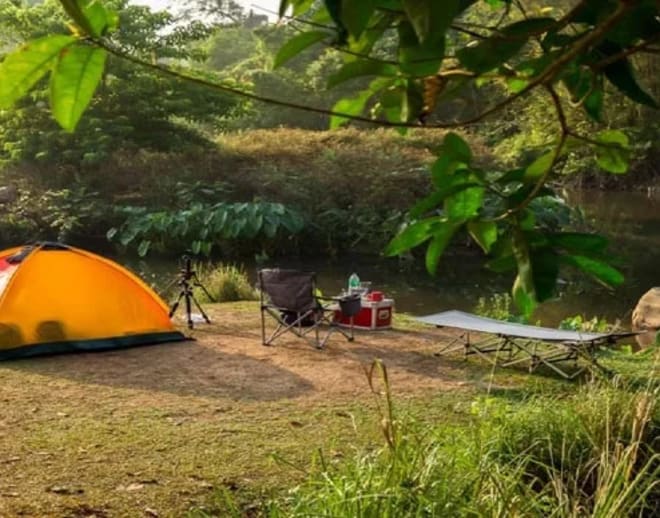 Riverside Forest Camping in Coorg Image