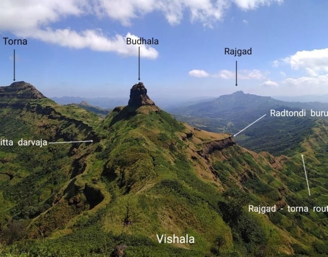 Rajgad Torna fort trek from Hyderabad Image