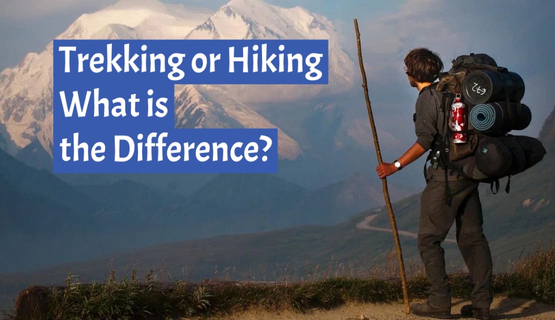 what is the difference between hiking and trekking?