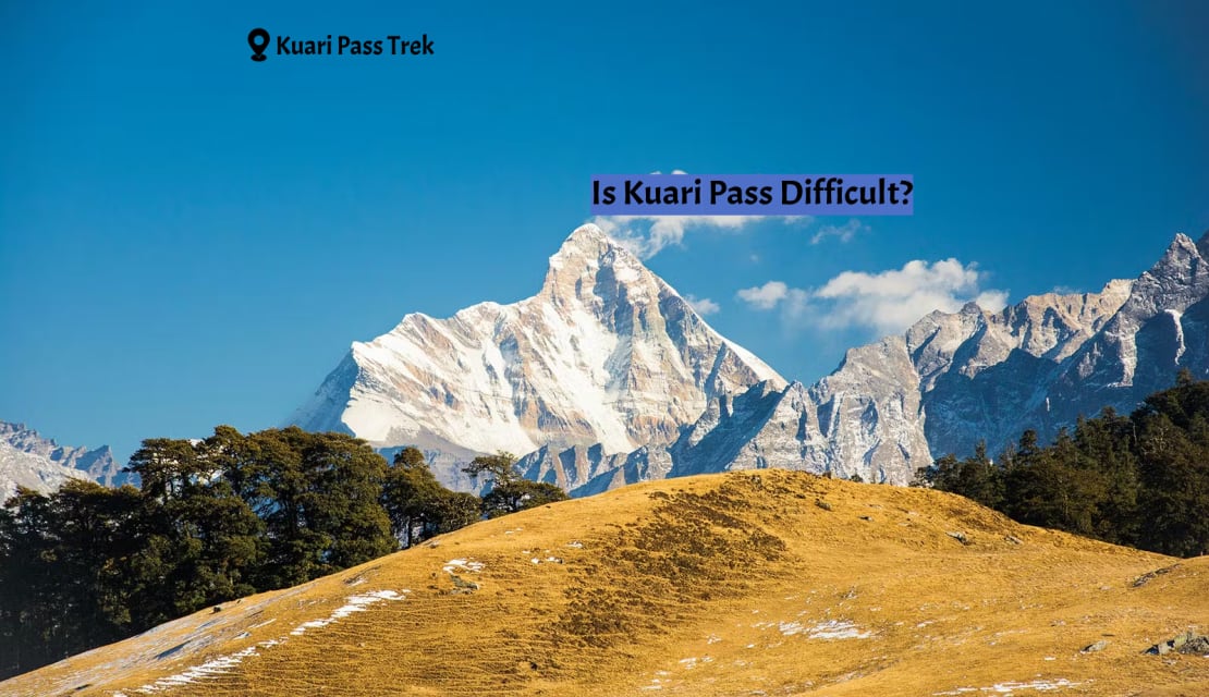 is kuari pass trek difficult?