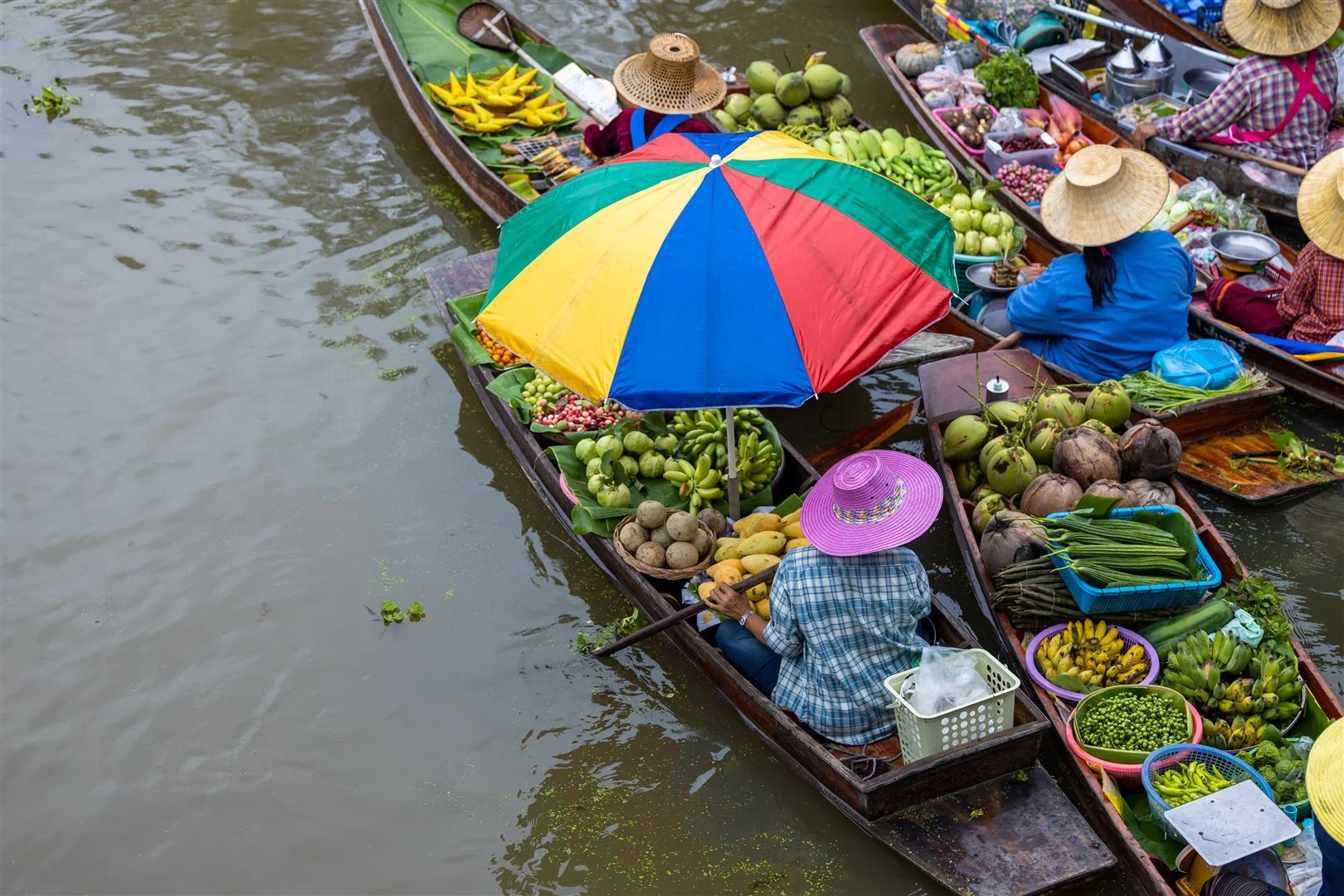 Floating Markets in Thailand