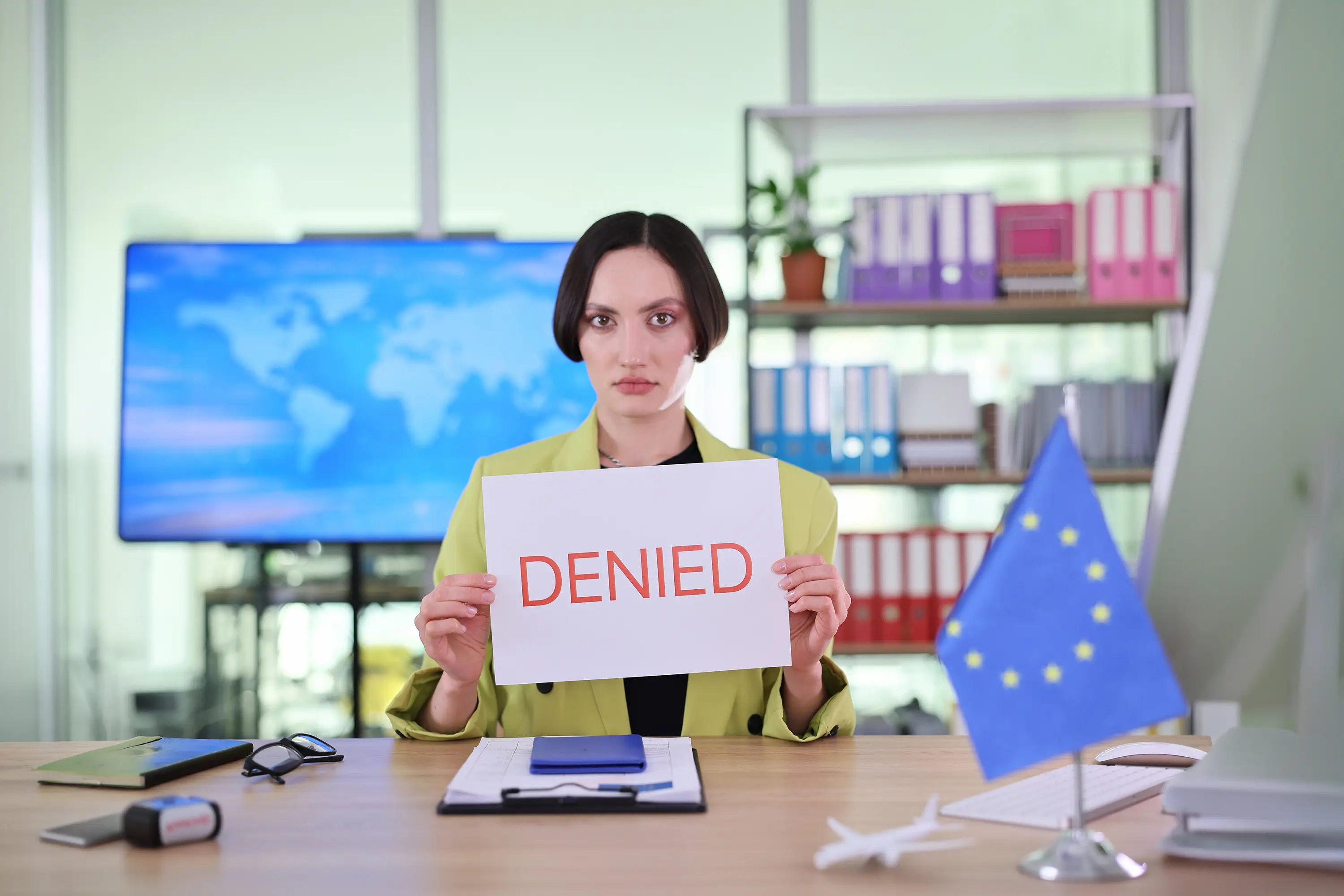Why do student visas get rejected in Europe?