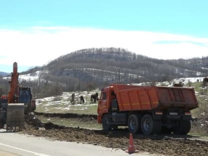 В Карачаево-Черкесии начался ремонт дороги межмуниципального значения «Усть-Джегута-Терезе»