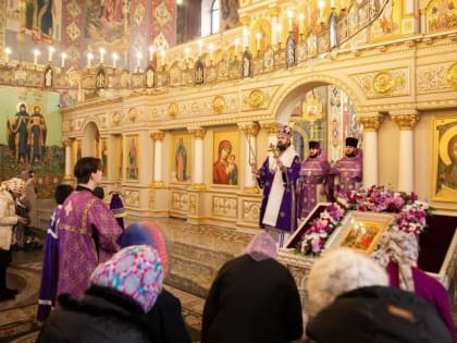 Архиепископ Феофилакт совершил богослужения 2 Недели Великого поста