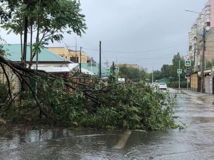 Ситуация с непогодой в Черкесске находится под контролем