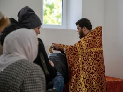 Архиепископ Феофилакт совершил первую литургию в Борисоглебском храме города Минеральные Воды