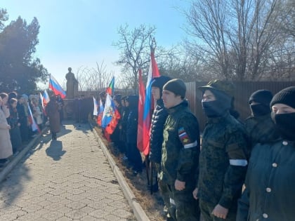В селе Чапаевском был проведён митинг в память павших во время освобождения