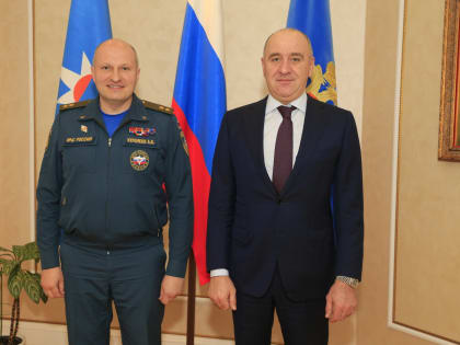 Министр МЧС России и Глава Карачаево-Черкесской Республики обсудили вопросы взаимодействия экстренных оперативных служб при реагировании на природные опасности
