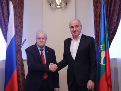 В Москве прошла встреча Главы КЧР Рашида Темрезова и депутата Госдумы РФ, руководителя фракции «Справедливая Россия – За правду» Сергея Миронова