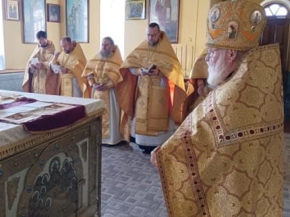 В Петропавловском храме станицы Зеленчукской состоялась исповедь духовенства