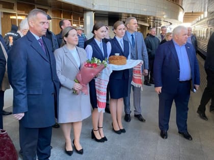 Г.А. Зюганов прибыл в Беларусь для участия в Антифашистском форуме и принял участие во внеочередном XIV Съезде Компартии Беларуси