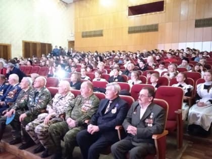 Ансамбль гимназистов выступил перед ветеранами-интернационалистами