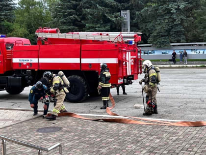 В Урупском районе проведены пожарно-тактические учения