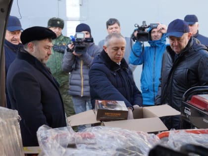 Гуманитарная помощь для бойцов в Карачаево-Черкесии