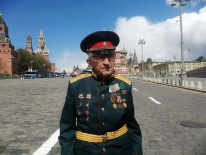 100- летний ветеран Великой Отечественной войны Хамит Абулович Канаматов принял участие в военном параде в честь Дня Победы в Москве