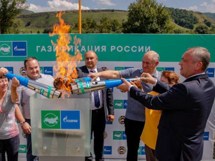 В хуторе Лесо-Кяфарь Зеленчукского района ввели в эксплуатацию новый газопровод