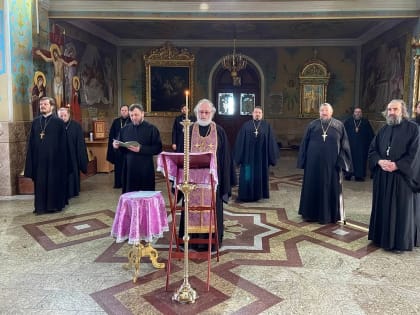 В Кисловодске состоялись собрание и исповедь духовенства благочиния