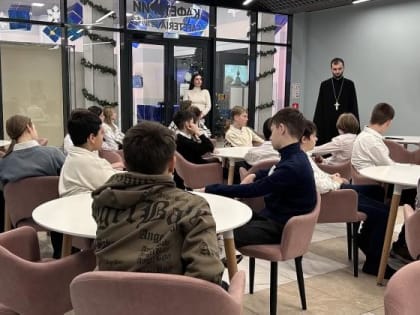 Священник приветствовал участников православного диктанта