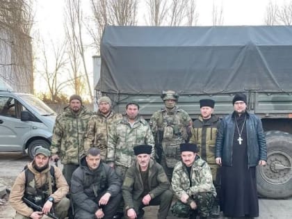 Священник посетил воинов батальона «Терек»