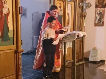 В селе Спарта Пасхальное Евангелие прочитали на греческом языке