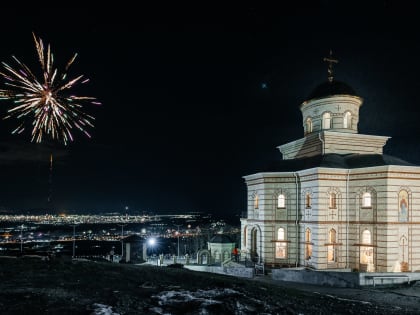 Первая литургия в новом году