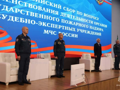 В Дагестане стартовал Всероссийский сбор государственного пожарного надзора и судебно-экспертных учреждений МЧС России