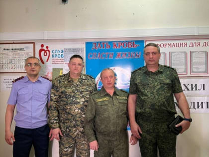 Сотрудники следственного управления сдали кровь во Всемирный день донора